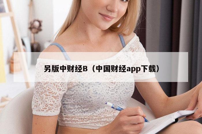 另版中财经B（中国财经app下载）